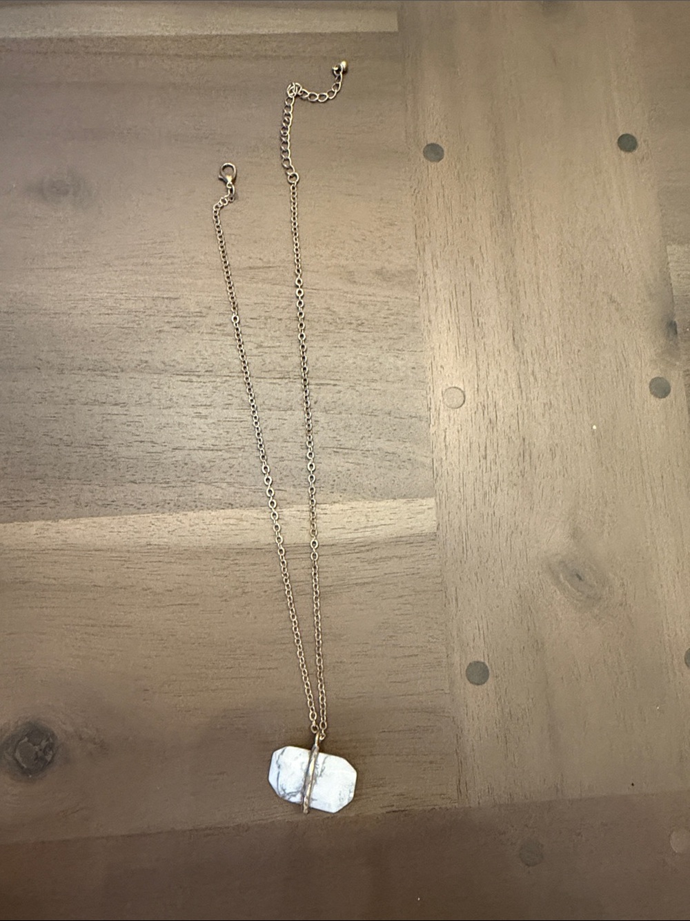 White Stone necklace
